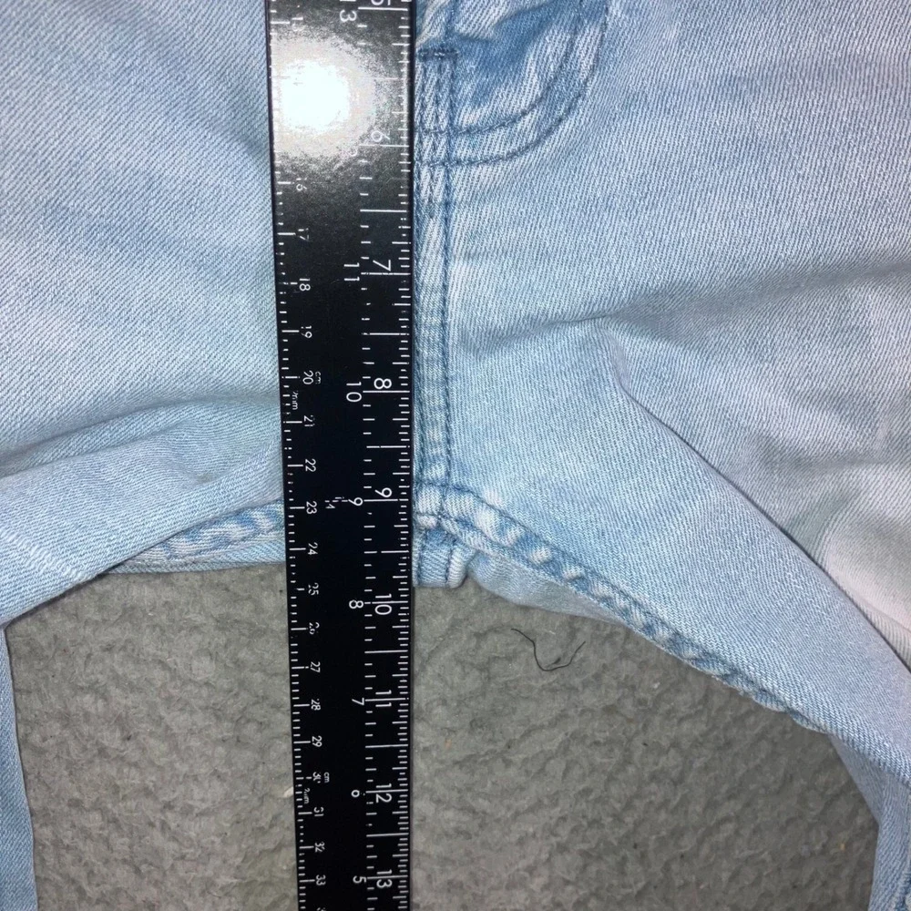 Hollister Slim Straight Jeans Mens 28x30‎ Blue Distressed Grunge Punk Fit 28x27